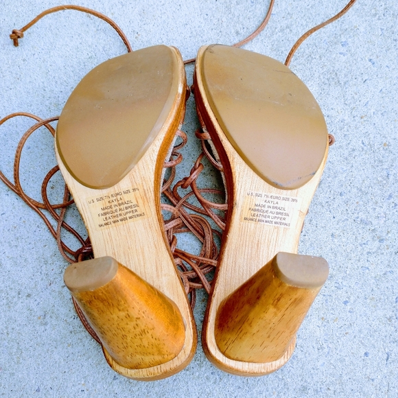 SLINFL WERS Lace-up Strappy Women's shoes - Picture 9 of 10